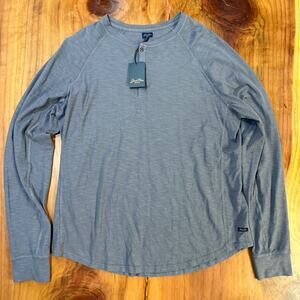 NEW Goodman Men's Henley Shirt XXL 2XL Button Cotton  Knit Pullover L/S I3-6